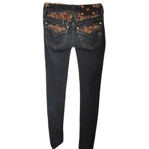Cutest Miss Me Jeans Size 23 Straight Legs Skinny